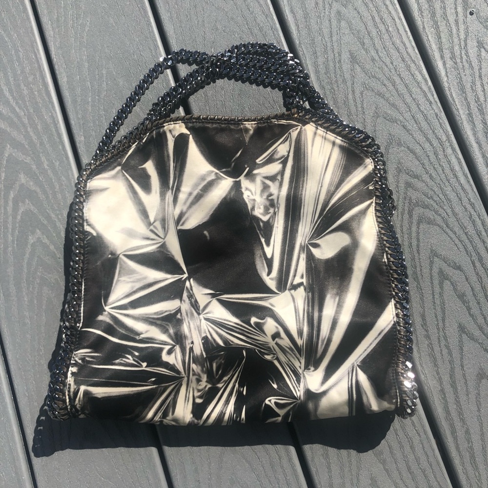 RARE Stella McCartney Black and White Marble Bag